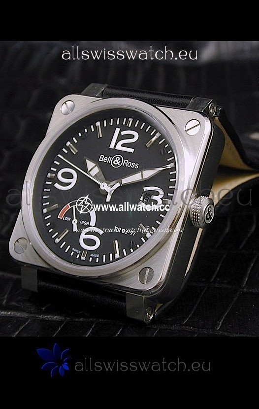 Bell and Ross BR013 97 Power Reservein Black Dial