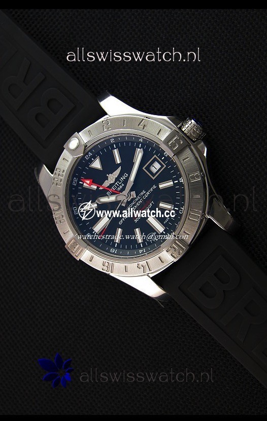Breitling Avenger II GMT 1:1 Mirror in Black Dial
