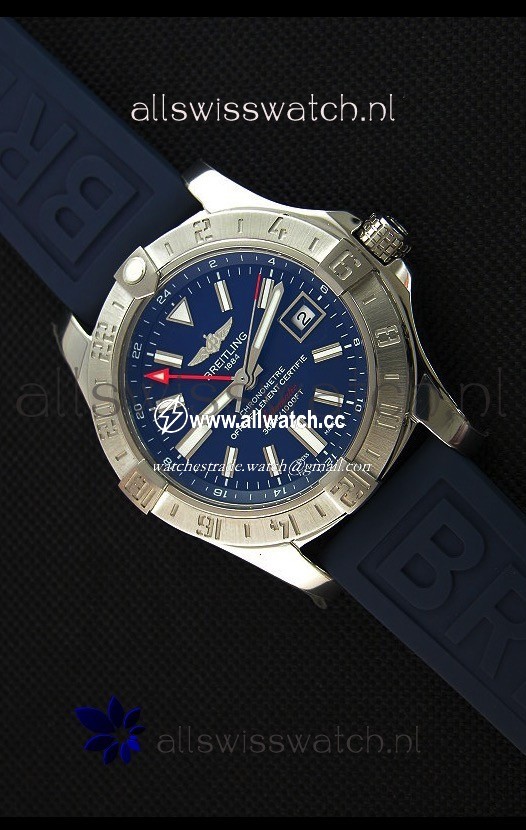 Breitling Avenger II GMT 1:1 Mirror in Blue Dial