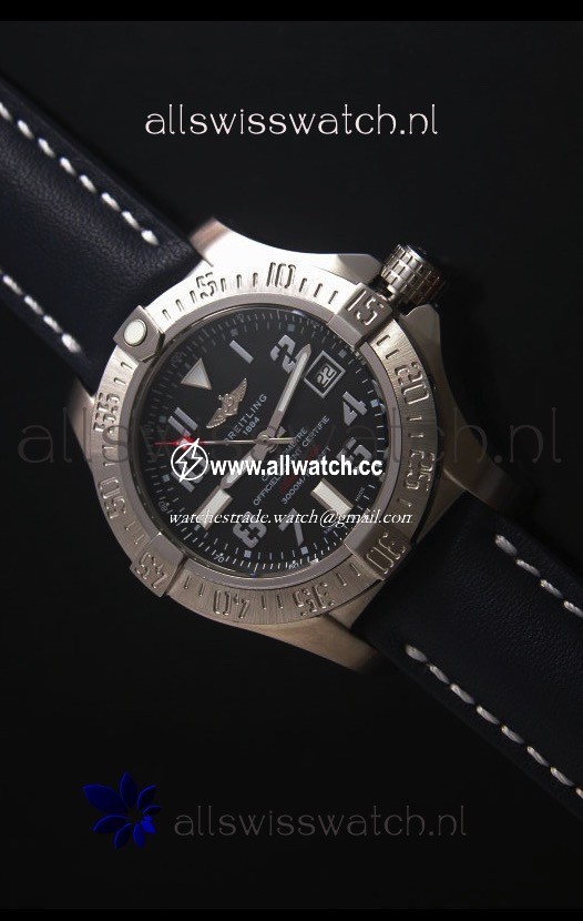 Breitling Avenger II Seawolf Black Dial 45MM - 1:1 Mirror