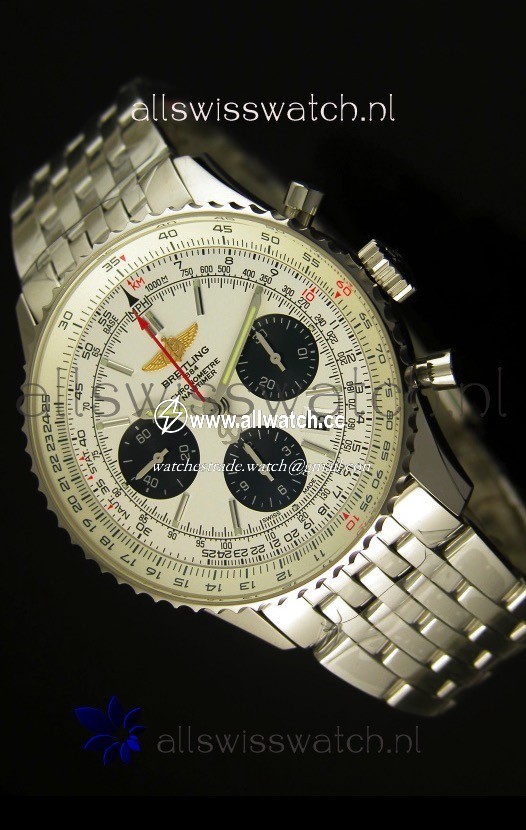 Breitling Navitimer 01 1:1 Mirror Updated 2017 in White Dial