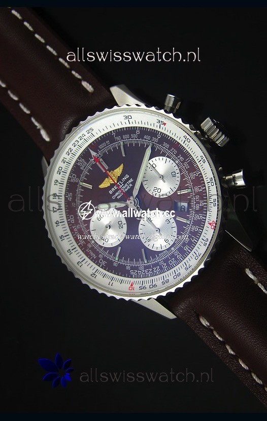 Breitling Navitimer 01 Brown Dial Steel Case 1:1 Mirror