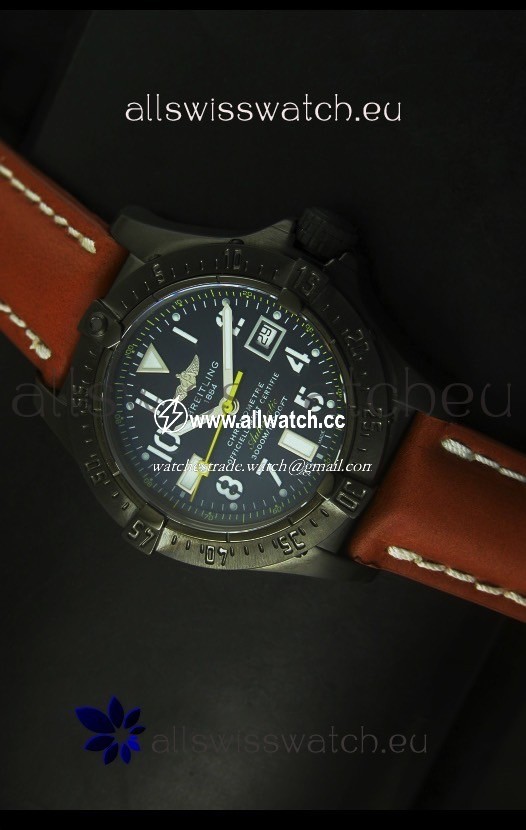 Breitling Seawolf PVD Coated - Arabic Markers