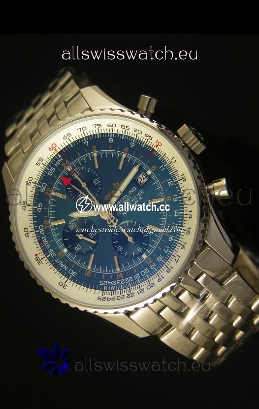 Breitling Navitimer World GMT - 1:1 Mirror Ultimate Edition Blue Dial