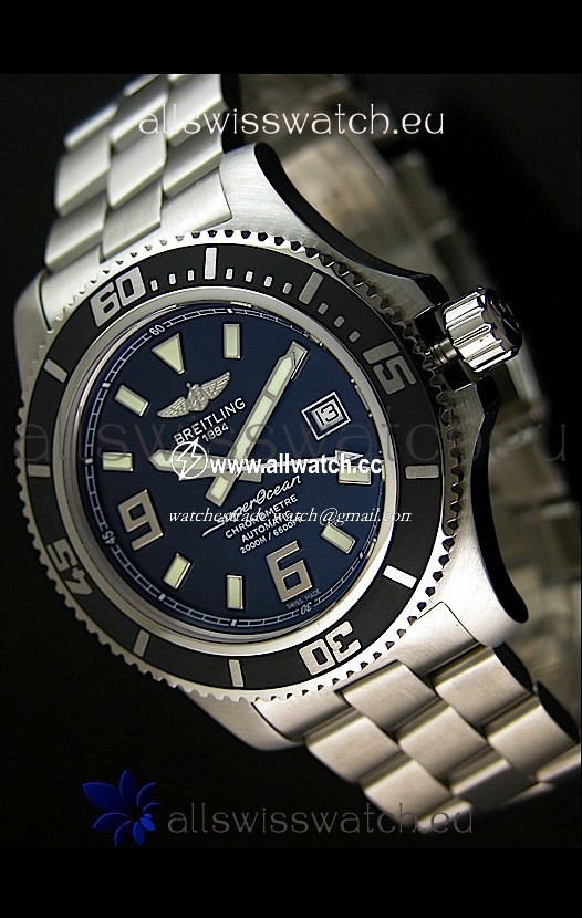 Breitling SuperOcean Abyss- 1:1 Mirror - 44MM White Markers