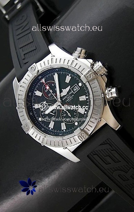 Breitling Super Avenger in Black Dial - Ultimate Mirror