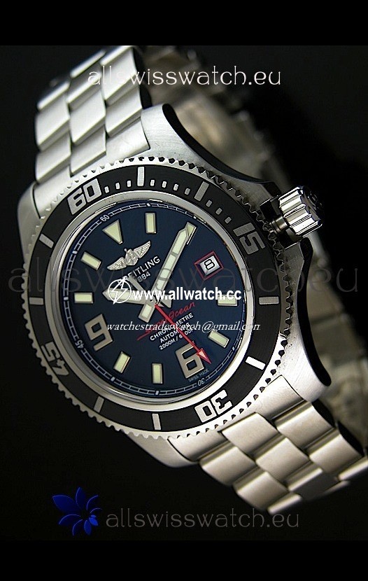 Breitling SuperOcean Abyss- 1:1 Mirror - 44MM Red Markers