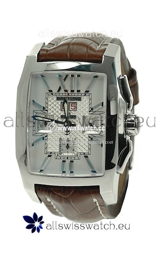 Breitling For Bentley Flying B Chronograph Watch in Brown Strap