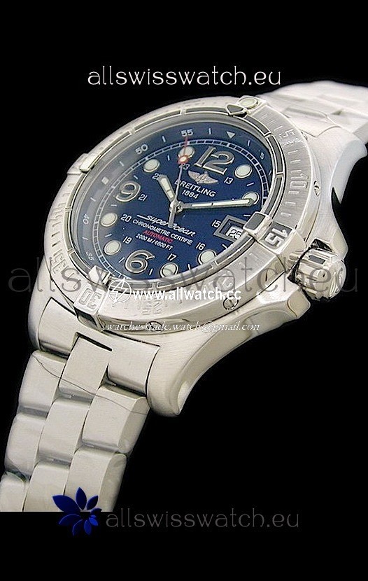 Breitling Superocean Steelfishin Blue Dial