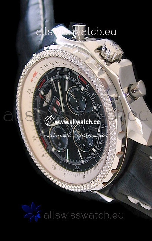 Breitling Bentley 6.75 inin Black Dial