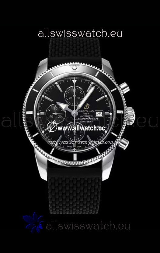 Breitling SuperOcean Heritage II 44MM Black Dial