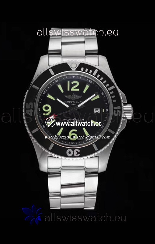 Breitling Superocean Automatic 44 Steel - Black Dial 1:1 Mirror