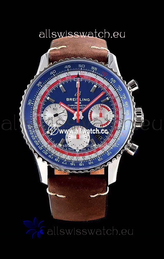 Breitling Navitimer 1 B01 Chronograph PAN AM Edition 43MM - 904L 1:1 Mirror