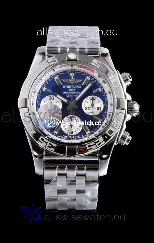 Breitling Chronomat B01 Blue Dial 904L Steel 1:1 Mirror