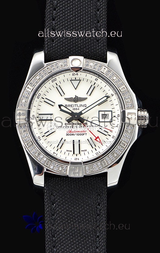 Breitling Avenger II Steel GMT 1:1 Ultimate Edition - White Dial