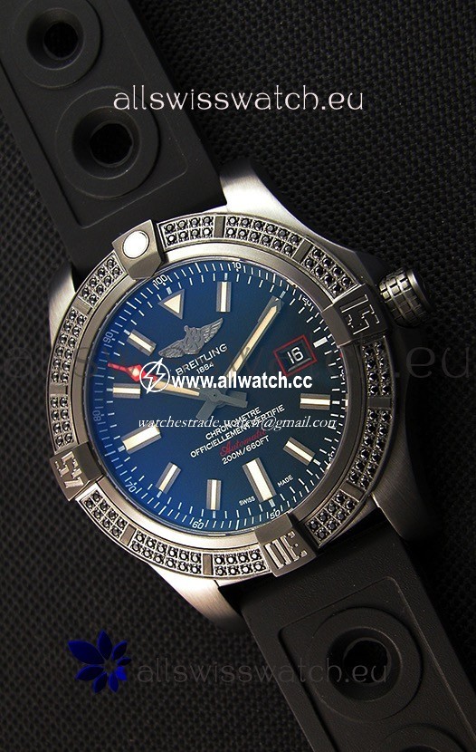 Breitling Avenger Blackbird 44 1:1 Mirror with Diamonds
