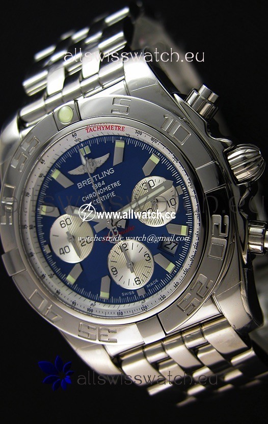 Breitling Chronomat B01 Blue Dial1:1 Mirror Edition