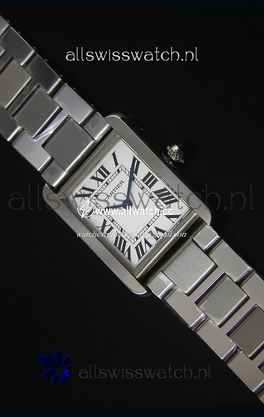 Cartier Tank Solo Quartz in Steel Strap 28MM Wide