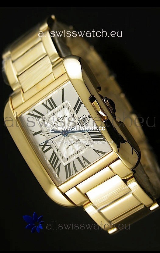 Cartier Tank Anglaise Mid Sized Yellow Gold - 1:1 Mirror