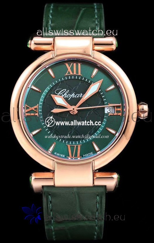 Chopard Imperiale White Dial Automatic in Rose Gold Case 904L Steel