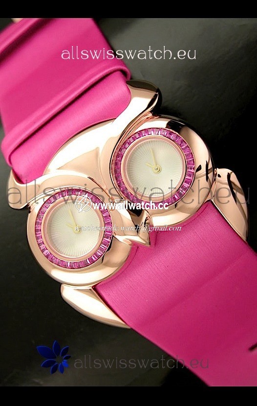 Chopard Animal World Ladies Owl in Pink Strap