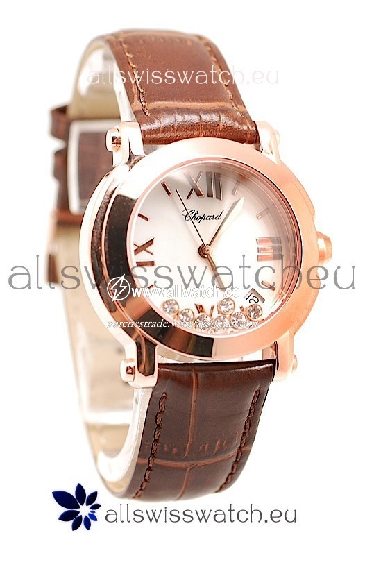Chopard Happy Sport Ladies in White Dial