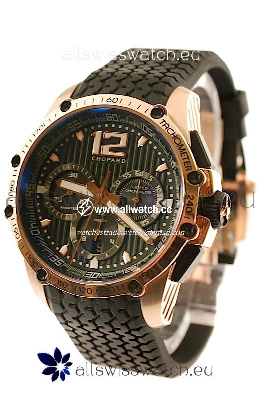 Chopard Classic Racing Superfast Gold in Black Dial
