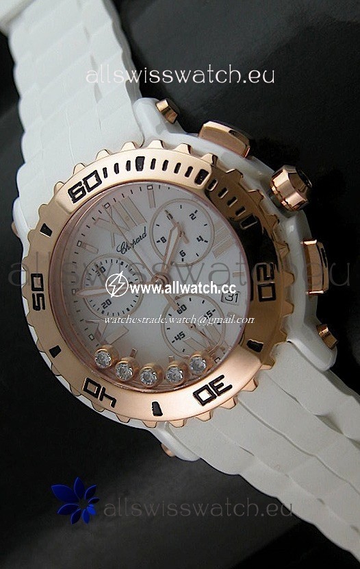 Chopard Happy Sportin White Strap