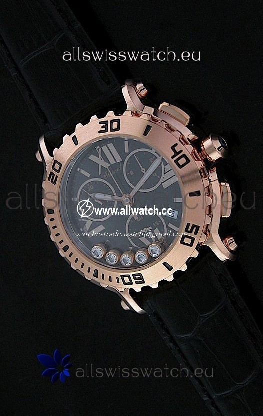 Chopard Happy Sportin Black Strap