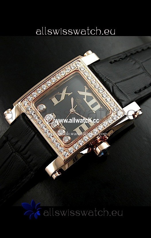 Chopard Happy Sportin Black Strap