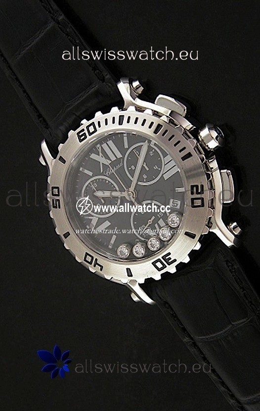 Chopard Happy Sportin Black Strap