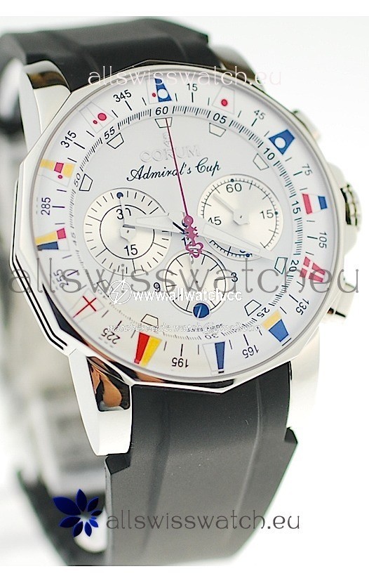 Corum Admirals Cup Chronographin Rubber Strap