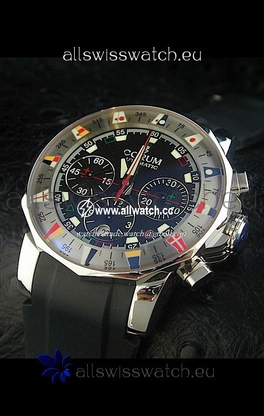 Corum Admiral's Cup Challengein Black Dial