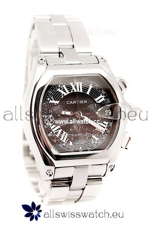 Cartier Roadster Chronographin Black Dial