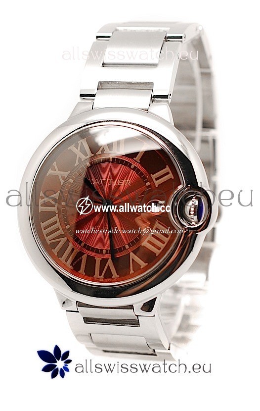Ballon De Cartierin Brown Dial