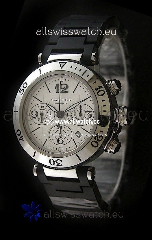 Cartier Pasha dein White Dial