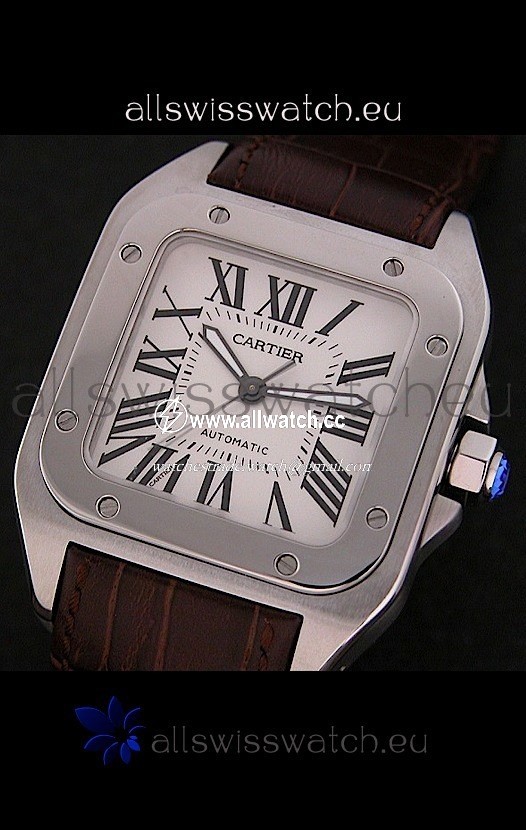 Cartier Santosin White Dial