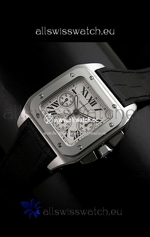 Cartier Santos 100 Chronograph - 1:1 Mirror