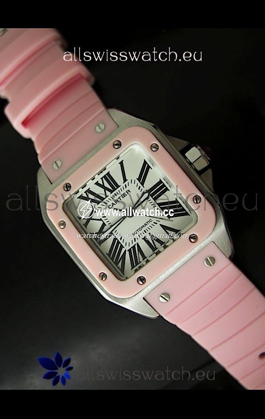 Cartier Santosin White Dial