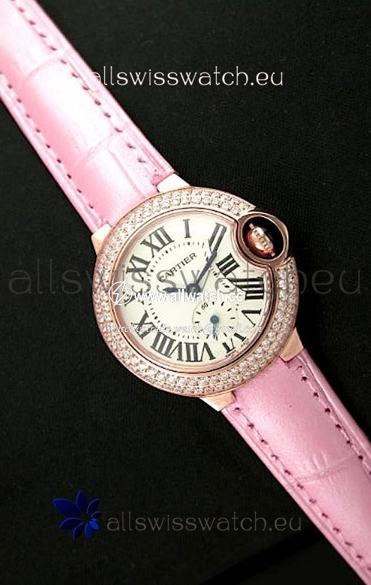 Cartier Ladies in Rose Gold Casing