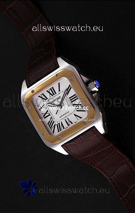 Cartier Santos inin White Dial
