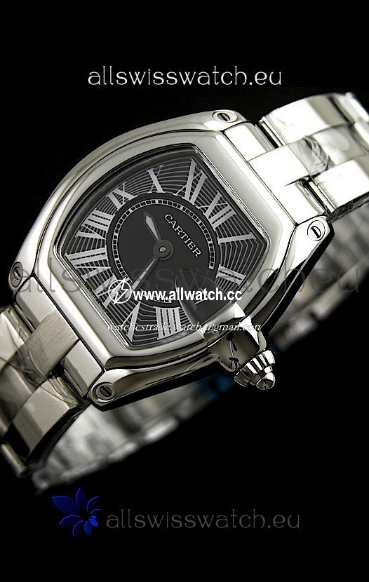 Cartier Roadster Ladies - 1:1 Mirror in Pink Dial