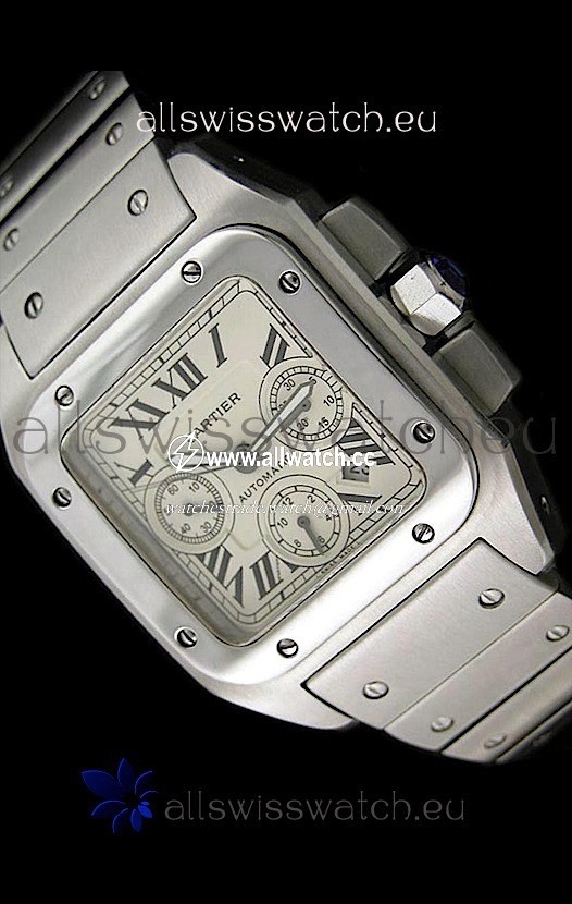 Cartier Santosin Steel Strap