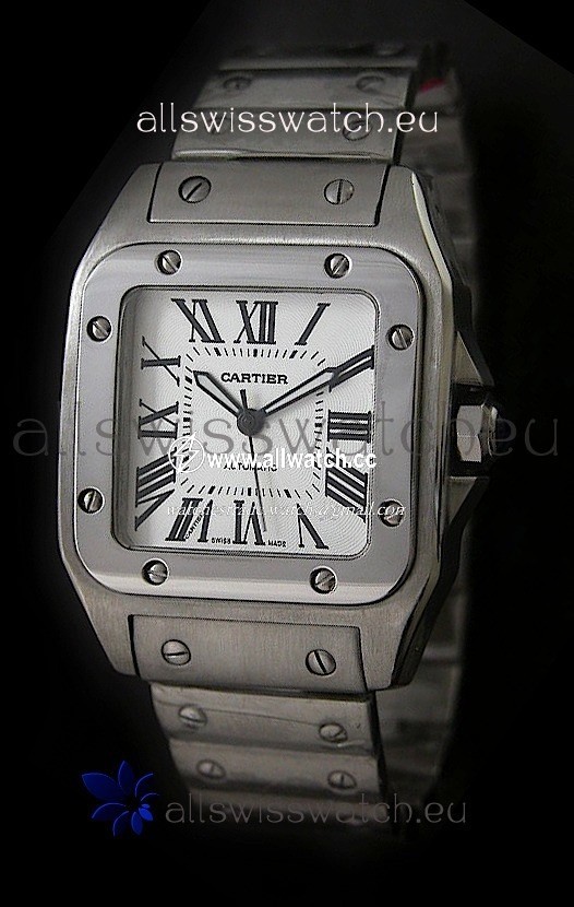Cartier Santosin White Dial
