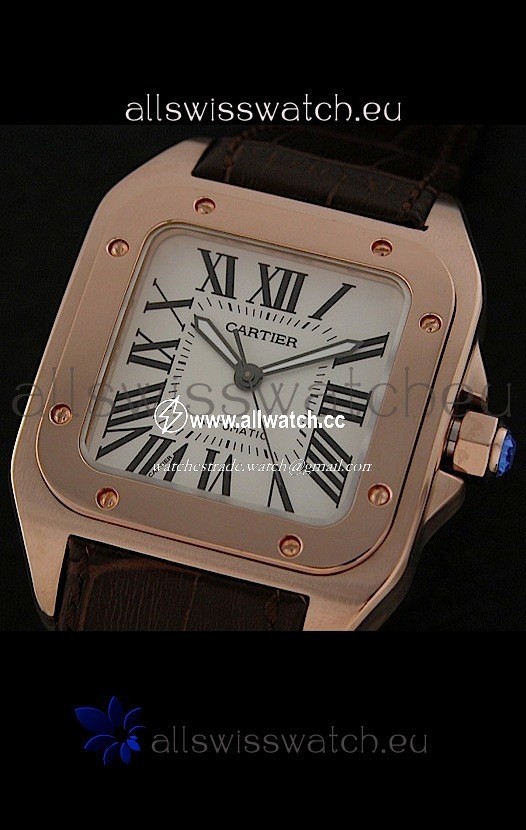 Cartier Santosin White Dial