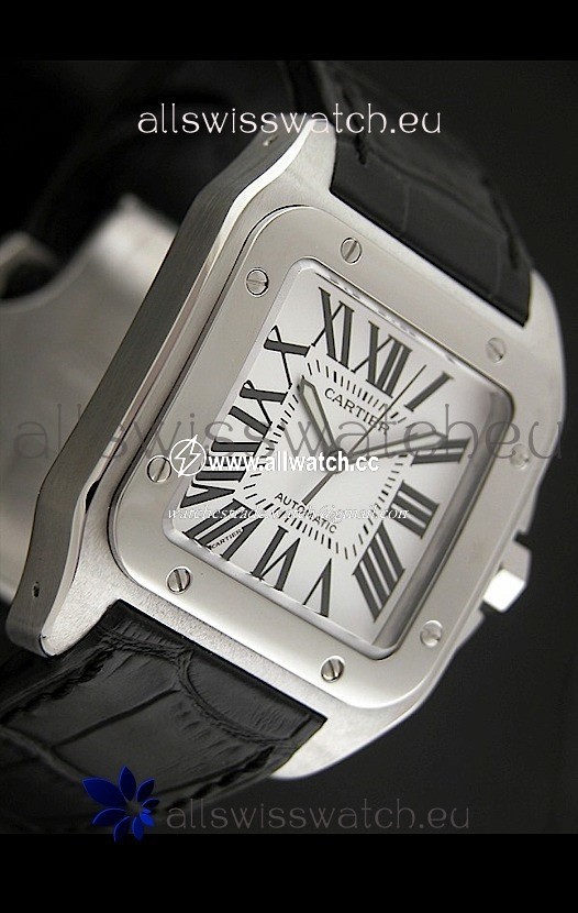 Cartier Santosin White Dial