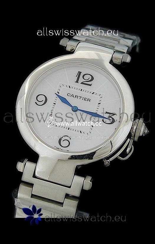 Cartier Pasha de Automatic in White Dial