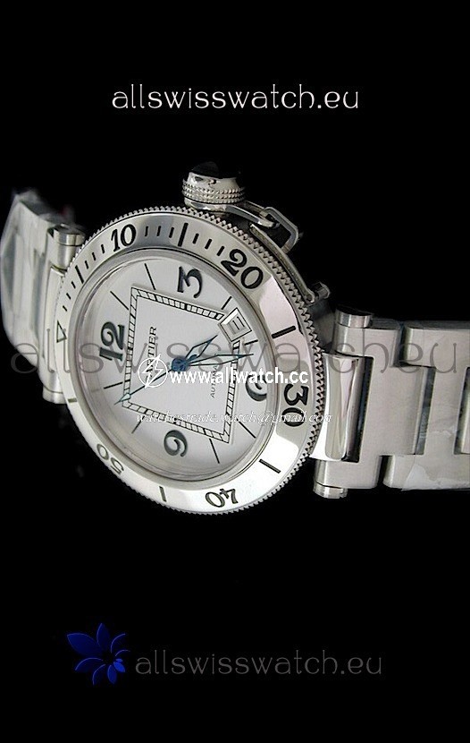 Cartier Pasha dein White Dial