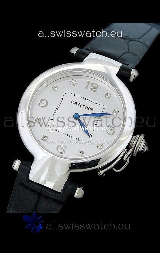 Cartier Pasha de Automatic in White Dial