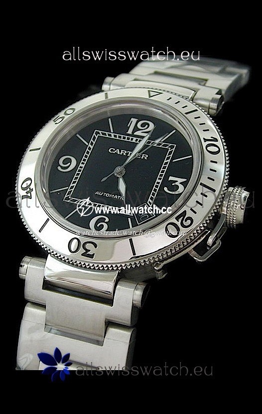 Cartier Pasha dein Black Dial